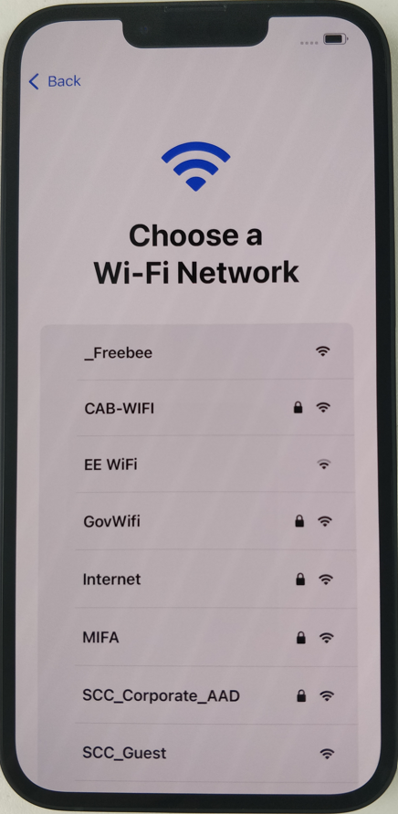 Wi-Fi Setup